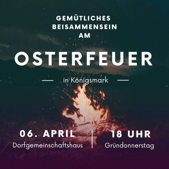 Osterfeuer in Königsmark (Osterburg/Altmark) Osterfeuer Königsmark 2023