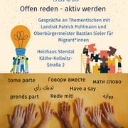 Offen reden   Plakat